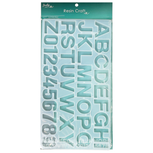 Jewelry Made By Me Resin Craft Silicone Mold-Large Alphabet - 4210431 - 842702186350