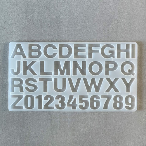 Jewelry Made By Me Resin Craft Silicone Mold-Large Alphabet - 4210431