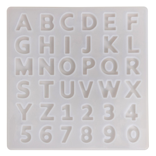 Jewelry Made By Me Resin Craft Silicone Mold-Small Alphabet - 4210432