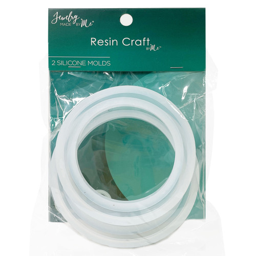 Jewelry Made By Me Resin Craft Silicone Mold 2/Pkg-Bangle Bracelet - 4210409 - 842702186435
