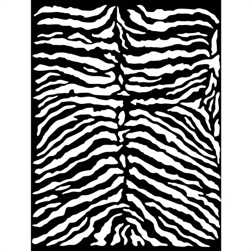 Stamperia Stencil 7.87"X9.84"-Zebra Pattern, Savana KSTD101