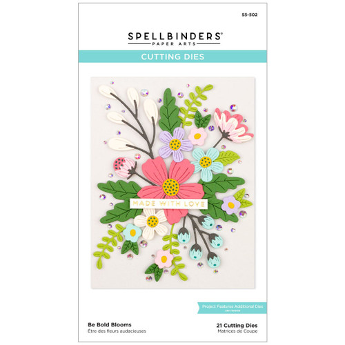 Spellbinders Etched Dies-Be Bold Blooms S5502