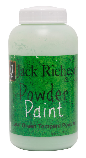 Jack Richeson Easy To Handle Tempera Powder Paint 16oz-Leaf Green -JR1015-11 - 717304152235
