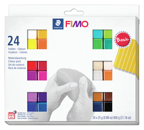 Fimo Professional Soft Polymer Clay 24/Pkg-Basic 8023C241 - 4007817053454