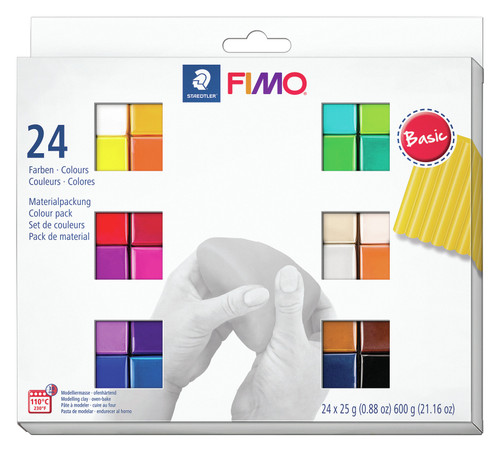 Fimo Professional Soft Polymer Clay 24/Pkg-Basic -8023C241 - 4007817053454