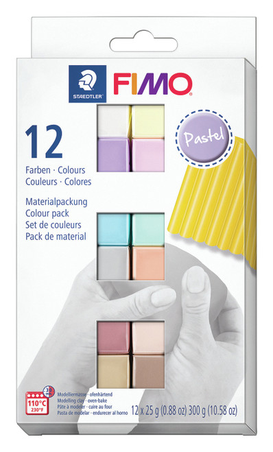 Fimo Professional Soft Polymer Clay 12/Pkg-Pastel - 8023C123 - 40078170534234007817053423