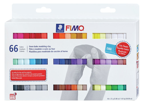 Fimo Professional Soft Polymer Clay 66/Pkg-Assorted - 8023C661 - 031901956066