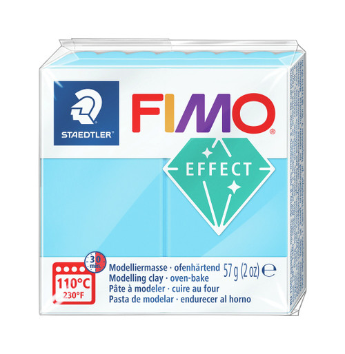 Fimo Effect Neon Polymer Clay 2oz-Neon Blue EF8010-301 - 4007817064023
