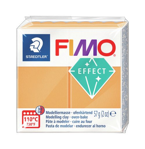 Fimo Effect Neon Polymer Clay 2oz-Neon Orange EF8010-401 - 4007817063996
