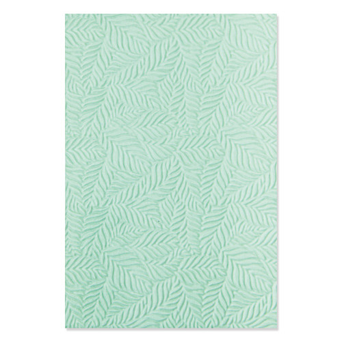 Sizzix 3D Textured Impressions-Leaf Pattern 665357 - 630454273769