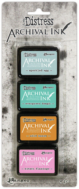 Tim Holtz Distress Archival Mini Ink Kit-Kit 4 - AITK-75110 - 789541075110