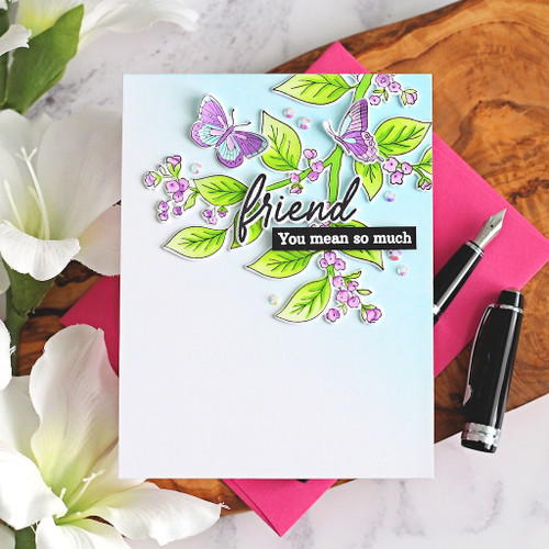 Pinkfresh Studio Die-Botanicals & Butterflies PF144022