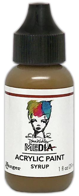 Dina Wakley Media Acrylic Paint 1oz-Syrup - MDQ-75226 - 789541075226 Dina Wakley Media Acrylic Paint 1oz-Syrup - MDQ-75226 - 789541075226