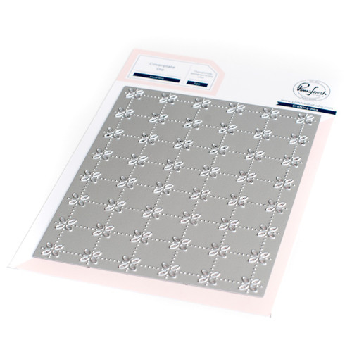 Pinkfresh Studio Die-Floral Grid Cover Plate PF145622 - 736952874153