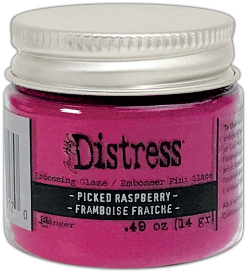 3 Pack Tim Holtz Distress Embossing Glaze -Picked Raspberry TDE-79170 - 789541079170