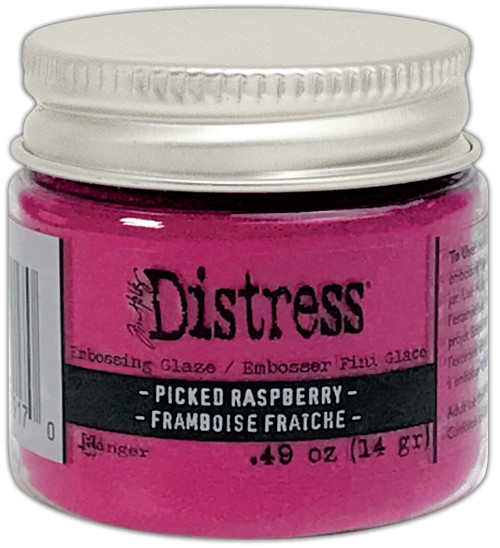 3 Pack - Tim Holtz Distress Embossing Glaze-Picked Raspberry - TDE-79170 - 789541079170