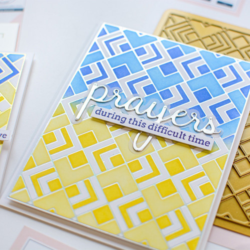 Pinkfresh Studio Hot Foil Plate-Geo Tiles PF145222