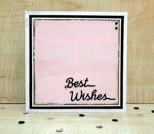Creative Expressions Craft Dies -One-Liner Collection Best Wishes CEDSE012 - 5055305970591