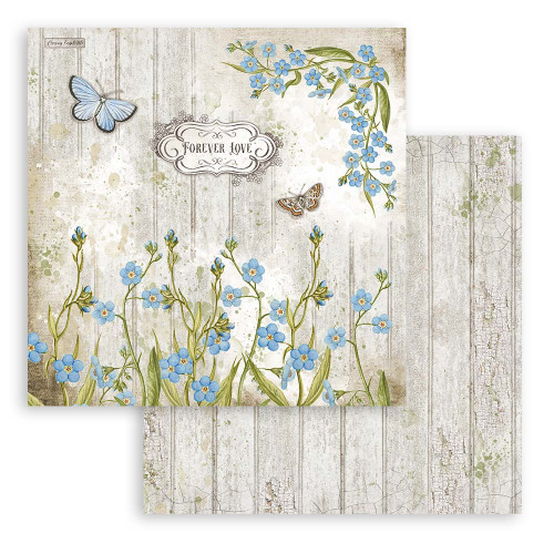 2 Pack Stamperia Double-Sided Paper Pad 6"X6" 10/Pkg-Romantic Garden House SBBXS15