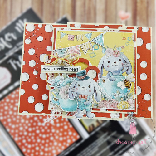 Dress My Craft Transfer Me Sheet A4-Kidland Tiles - MCDP5425 - 194186012411