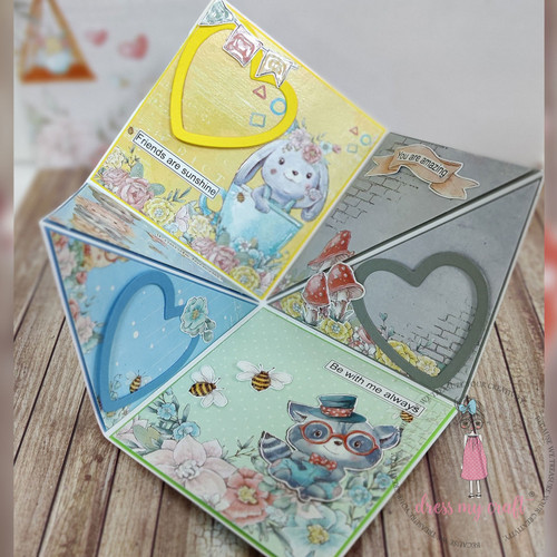 Dress My Craft Transfer Me Sheet A4-Kidland Tiles - MCDP5425