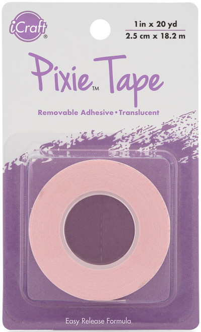 iCraft Pixie Tape Removable Tape-1"X20yd -3399 - 000943033998