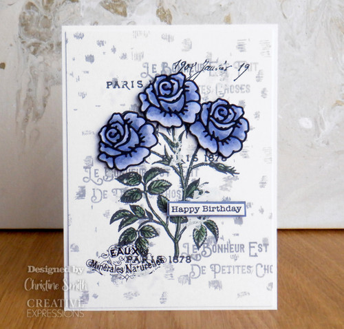 Creative Expressions A5 Clear Stamp Set By Sam Poole-Shabby Textures CEC965