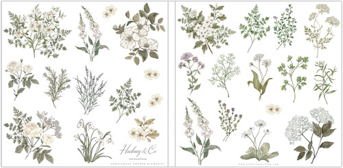 Craft Consortium Double-Sided Paper Pad 12"X12" 40/Pkg-Belle Fleur - PAD032