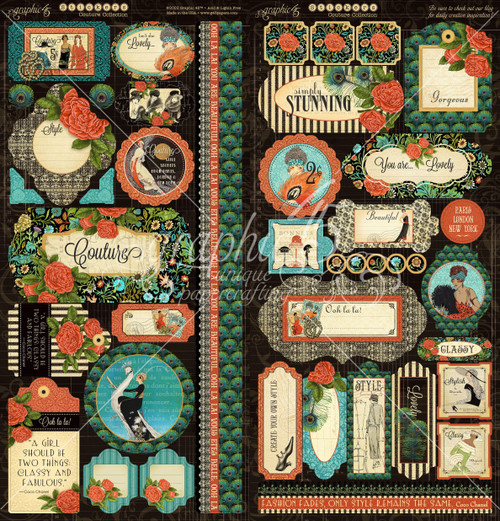 Graphic 45 Deluxe Collector's Edition Pack 12"X12"-Couture - G4502388