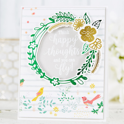 3 Pack - Spellbinders Glimmer Foil-Green - GLF-008 3 Pack - Spellbinders Glimmer Foil-Green - GLF-008