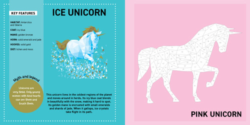 My Sticker Paintings Unicorns-Softcover B1241885