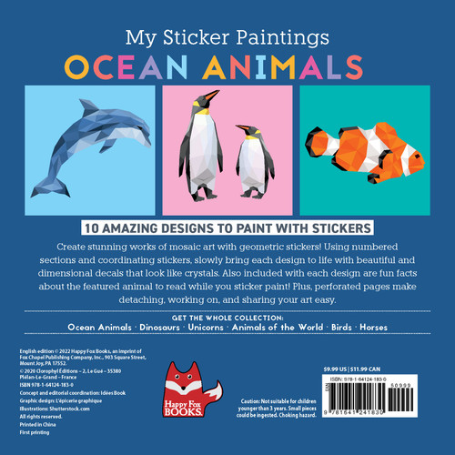My Sticker Paintings Ocean Animals-Softcover - B1241830 My Sticker Paintings Ocean Animals-Softcover - B1241830