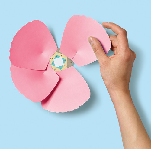 Hello Hobby Paper Flower Kit-Pink -AC1439