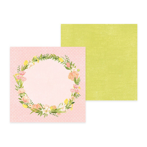 P13 Double-Sided Paper Pad 6"X6" 24/Pkg-Hello Spring P13HSP09