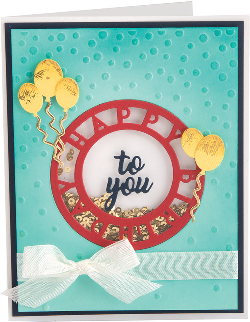 Sizzix 3D Textured Impressions By Courtney Chilson-Happy Birthday 663212