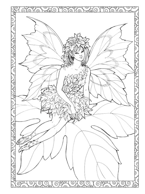 Creative Haven: Enchanted Fairies Coloring Book-Softcover - B6799186