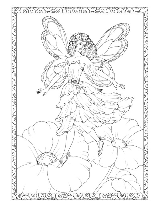 Creative Haven: Enchanted Fairies Coloring Book-Softcover B6799186