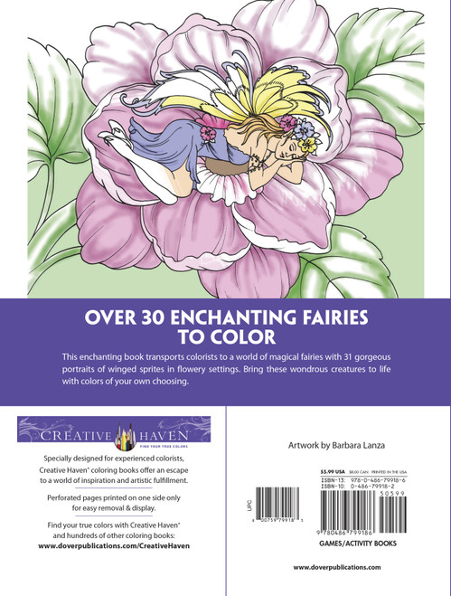 Creative Haven: Enchanted Fairies Coloring Book-Softcover - B6799186 Creative Haven: Enchanted Fairies Coloring Book-Softcover - B6799186