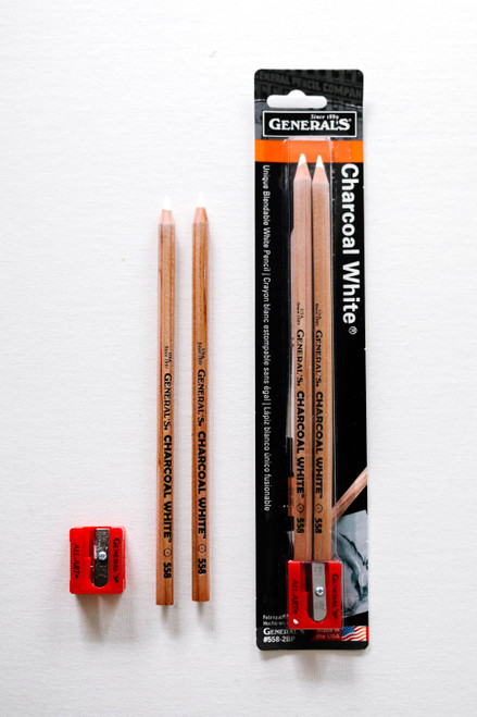 General's Charcoal White Pencils 2/Pkg-2B - 5582BP General's Charcoal White Pencils 2/Pkg-2B - 5582BP