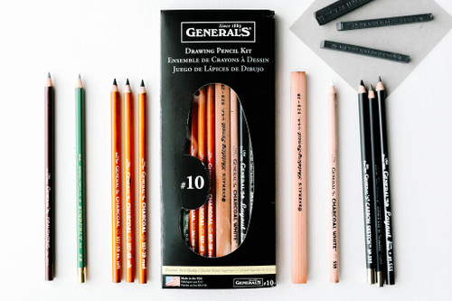 General Pencil Drawing Pencil Kit 12/Pkg- - 10 General Pencil Drawing Pencil Kit 12/Pkg- - 10