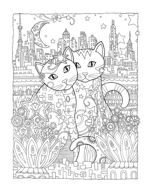 Creative Haven: Creative Cats Coloring Book-Softcover B6789644