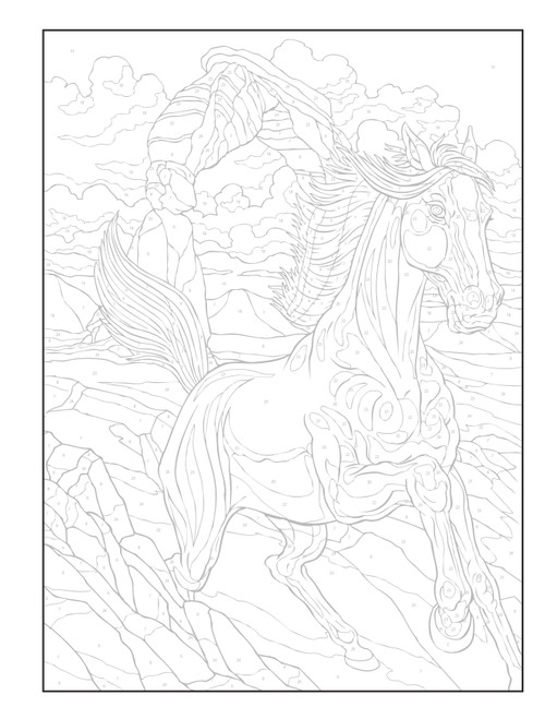 Creative Haven: Horses Coloring Book-Softcover - B6793849 Creative Haven: Horses Coloring Book-Softcover - B6793849