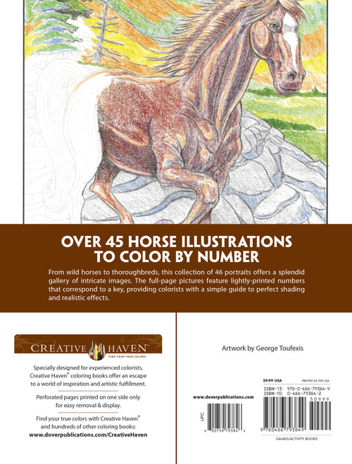 Creative Haven: Horses Coloring Book-Softcover - B6793849 Creative Haven: Horses Coloring Book-Softcover - B6793849