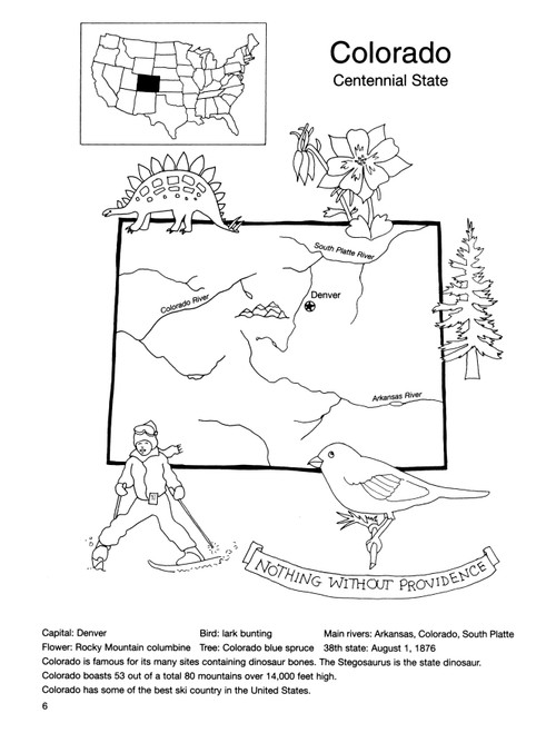 United States Coloring Book-Softcover - B6401683