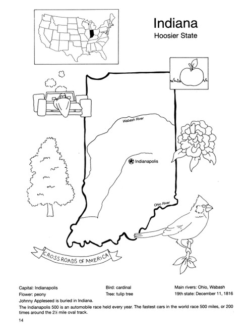 United States Coloring Book-Softcover B6401683