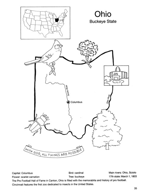 United States Coloring Book-Softcover B6401683