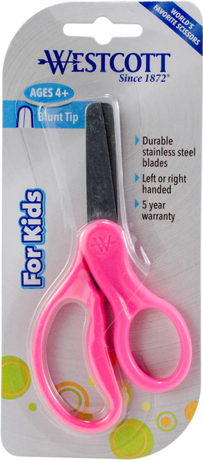 Westcott Kids Value Blunt Tip Scissors 5"-Assorted Colors - 13130 - 073577131309