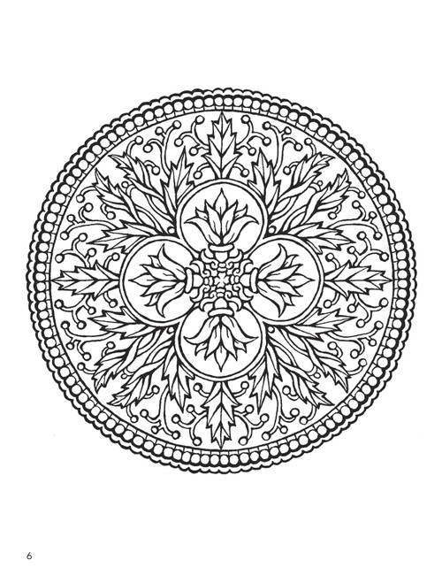 Mystical Mandala Coloring Book-Softcover - B6456942 Mystical Mandala Coloring Book-Softcover - B6456942