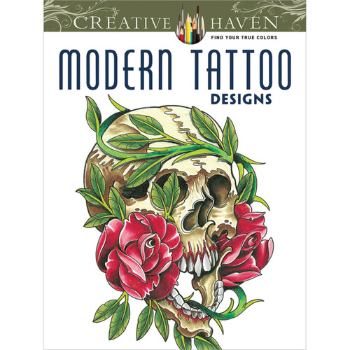 Creative Haven: Modern Tattoo Designs Coloring Book-Softcover B6493268 - 97804864932689780486493268