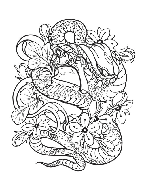 Creative Haven: Modern Tattoo Designs Coloring Book-Softcover - B6493268 Creative Haven: Modern Tattoo Designs Coloring Book-Softcover - B6493268